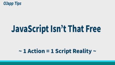 JavaScript Isn’t as Free as It Looks: Why Every Action Requires Its Own Script