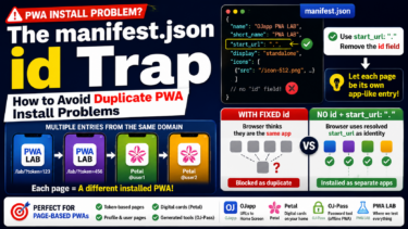 The manifest.json id Trap: How to Avoid Duplicate PWA Install Problems
