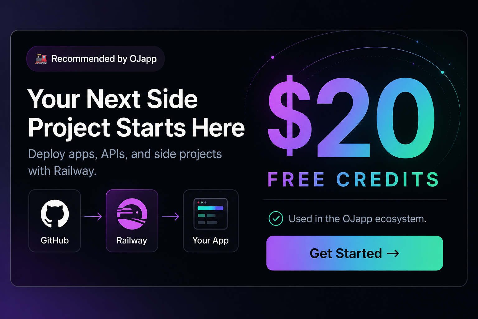 Get $20 Free Credits with Railway