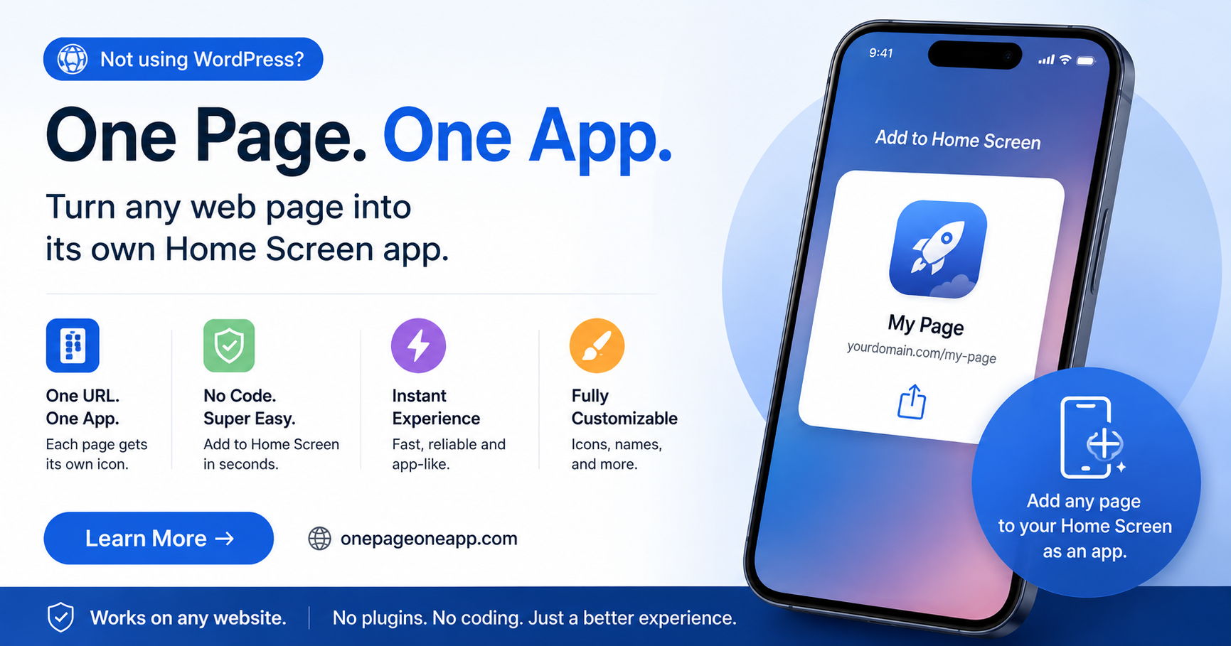 OJapp PWA Marketing original WordPress plugin