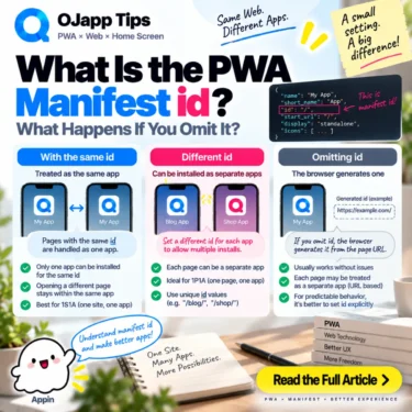 What Is the PWA Manifest id? What Happens If You Omit It?